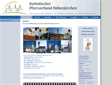 Tablet Screenshot of pfarrverband-hoehenkirchen-siegertsbrunn.de